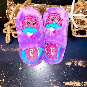 Shopkins Slippers Girls 2/3 NWT